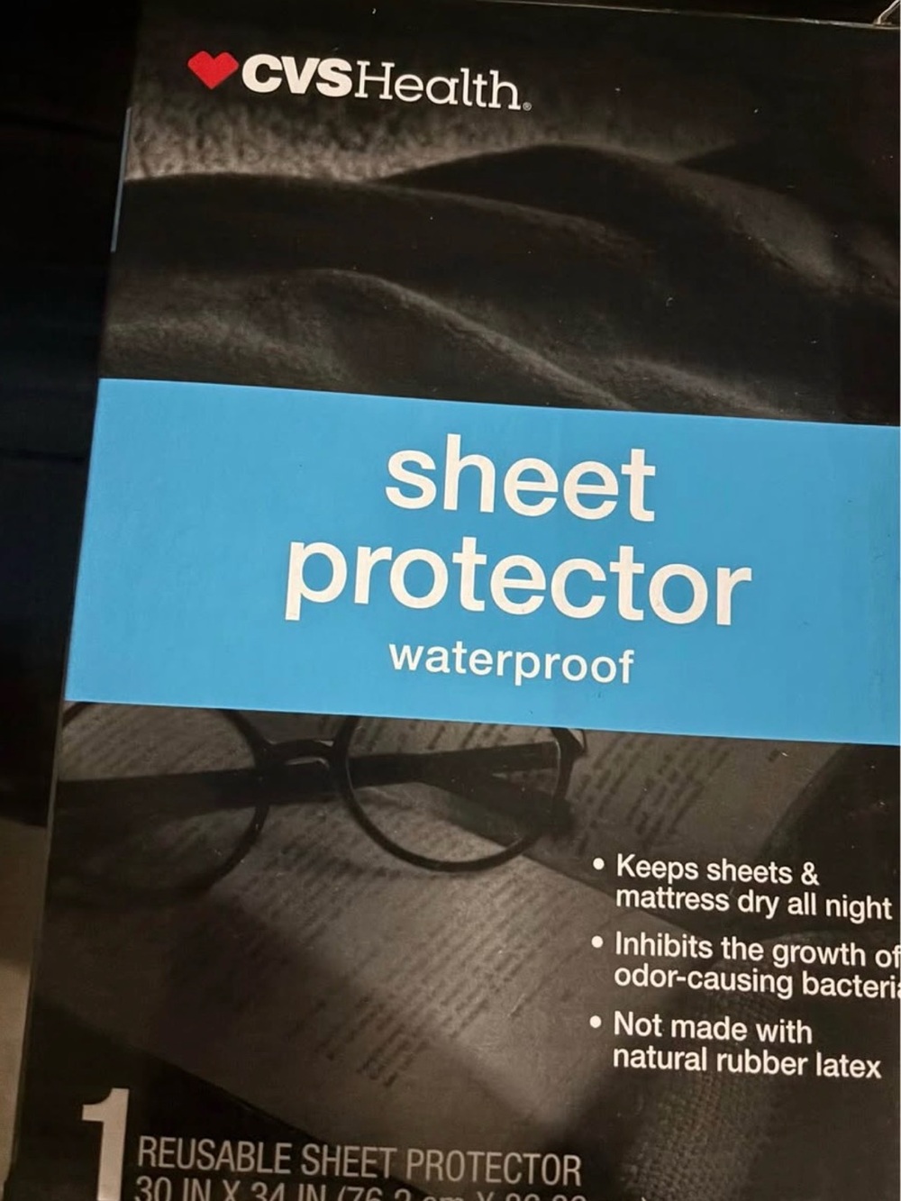 Waterproof Sheet Protector - Black